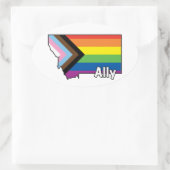 Sticker Ovale Indicateur d'avancement d'Ally MT (Sac)