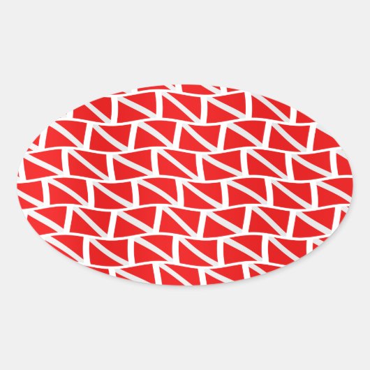 Sticker Ovale Indicateur Diver (Devant)