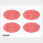Sticker Ovale Indicateur Diver (Feuille)