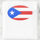 Sticker Ovale Indicateur Porto Rico (Sac)
