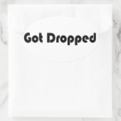 Sticker Ovale Industrie des pistes cyclables (Sac)