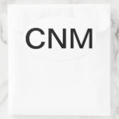 Sticker Ovale Infirmière diplômée (Sac)