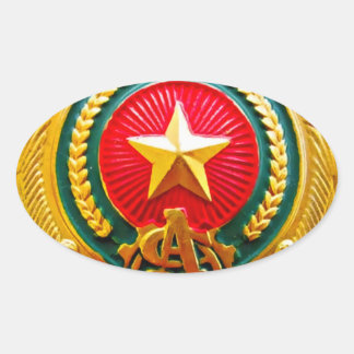 Sticker Ovale Insigne de police et de service des incendies