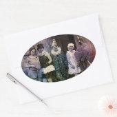 Sticker Ovale Interval au cirque (Enveloppe)