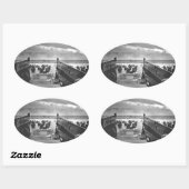 Sticker Ovale Invasion de Normandie au Jour J - 1944 (Feuille)