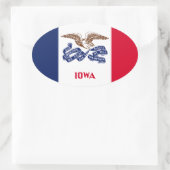 Sticker Ovale Iowa (Sac)