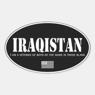 Sticker Ovale Iraqistan