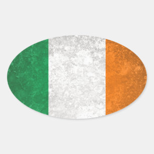 Sticker Ovale Irlande