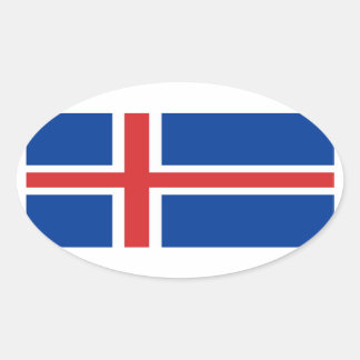STICKER OVALE ISLANDE