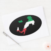 Sticker Ovale Italie (Enveloppe)