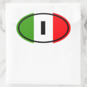 Sticker Ovale Italie - I - Europe (Sac)