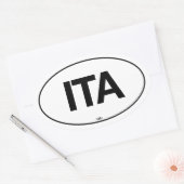 Sticker Ovale Italie Oval (Enveloppe)