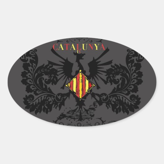 STICKER OVALE IV CATALUNYA (Devant)