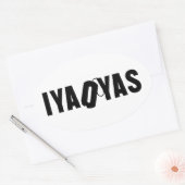 STICKER OVALE IYAOYAS (Enveloppe)