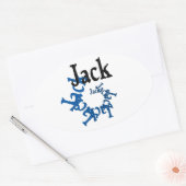 Sticker Ovale Jack (Enveloppe)