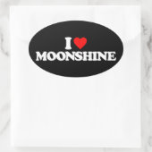 STICKER OVALE J'ADORE MOONSHINE (Sac)