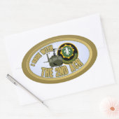 Sticker Ovale J'Ai Roulé Avec La 2E RCA (Enveloppe)