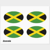 STICKER OVALE JAMAICA (Feuille)