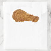 Sticker Ovale Jambe de poulet (Sac)
