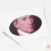 Sticker Ovale James Monroe (Enveloppe)