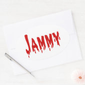 Sticker Ovale Jammy (Enveloppe)