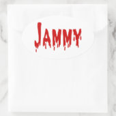 Sticker Ovale Jammy (Sac)