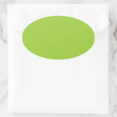 Sticker Ovale Jaune Vert (Sac)