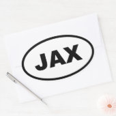 Sticker Ovale JAX Jackson (Enveloppe)