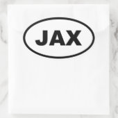 Sticker Ovale JAX Jackson (Sac)
