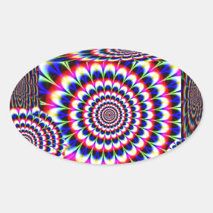 Sticker Ovale Je peux