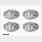 Sticker Ovale Je suis conscient_ (Feuille)