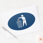 STICKER OVALE JETER OBAMA (Enveloppe)