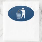 STICKER OVALE JETER OBAMA (Sac)