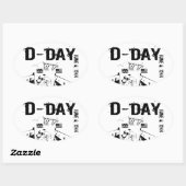 Sticker Ovale JEUDI 6 juin 1944 (Feuille)