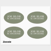 STICKER OVALE JOE BLOB EST INCROYABLE (Feuille)