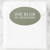 STICKER OVALE JOE BLOB EST INCROYABLE (Sac)