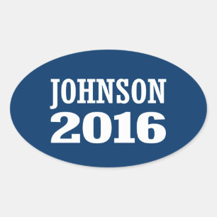 Sticker Ovale Johnson - Ron Johnson 2016