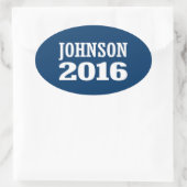 Sticker Ovale Johnson - Ron Johnson 2016 (Sac)