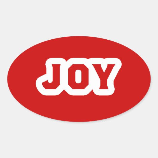 Sticker Ovale Joie (Devant)