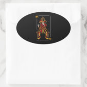 Sticker Ovale Jokers Wild (Sac)