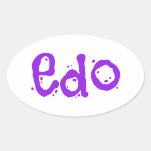 Sticker Ovale Joli Edo