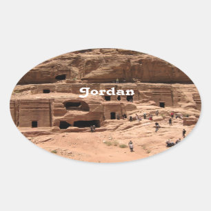 Sticker Ovale Jordanie