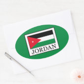 Sticker Ovale Jordanie (Enveloppe)