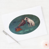 Sticker Ovale Jour de la Mort de His (Enveloppe)