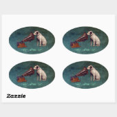 Sticker Ovale Jour de la Mort de His (Feuille)