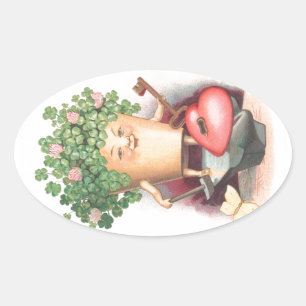 Sticker Ovale Jour de Saint Patrick