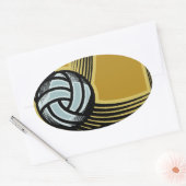 Sticker Ovale Jours d'or (Enveloppe)