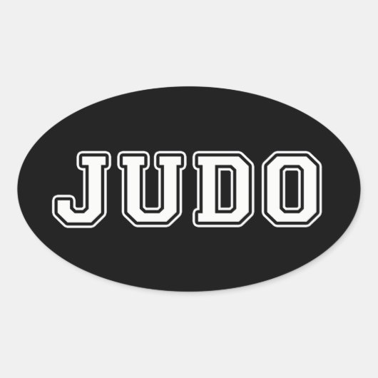 Sticker Ovale Judo (Devant)