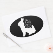 Sticker Ovale Jusqu'à ce que chaque cage soit vide (ALF) (Enveloppe)