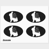 Sticker Ovale Jusqu'à ce que chaque cage soit vide (ALF) (Feuille)